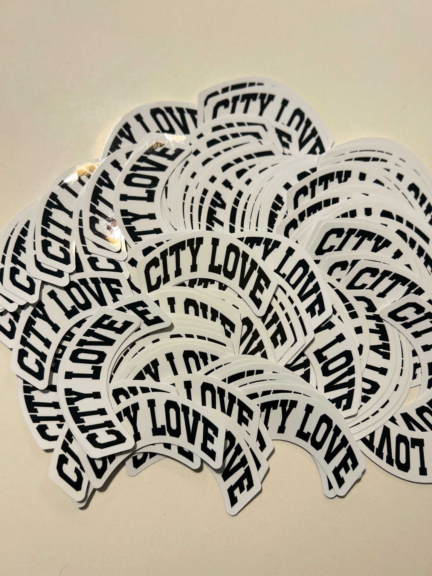 City Love Brand Stickers