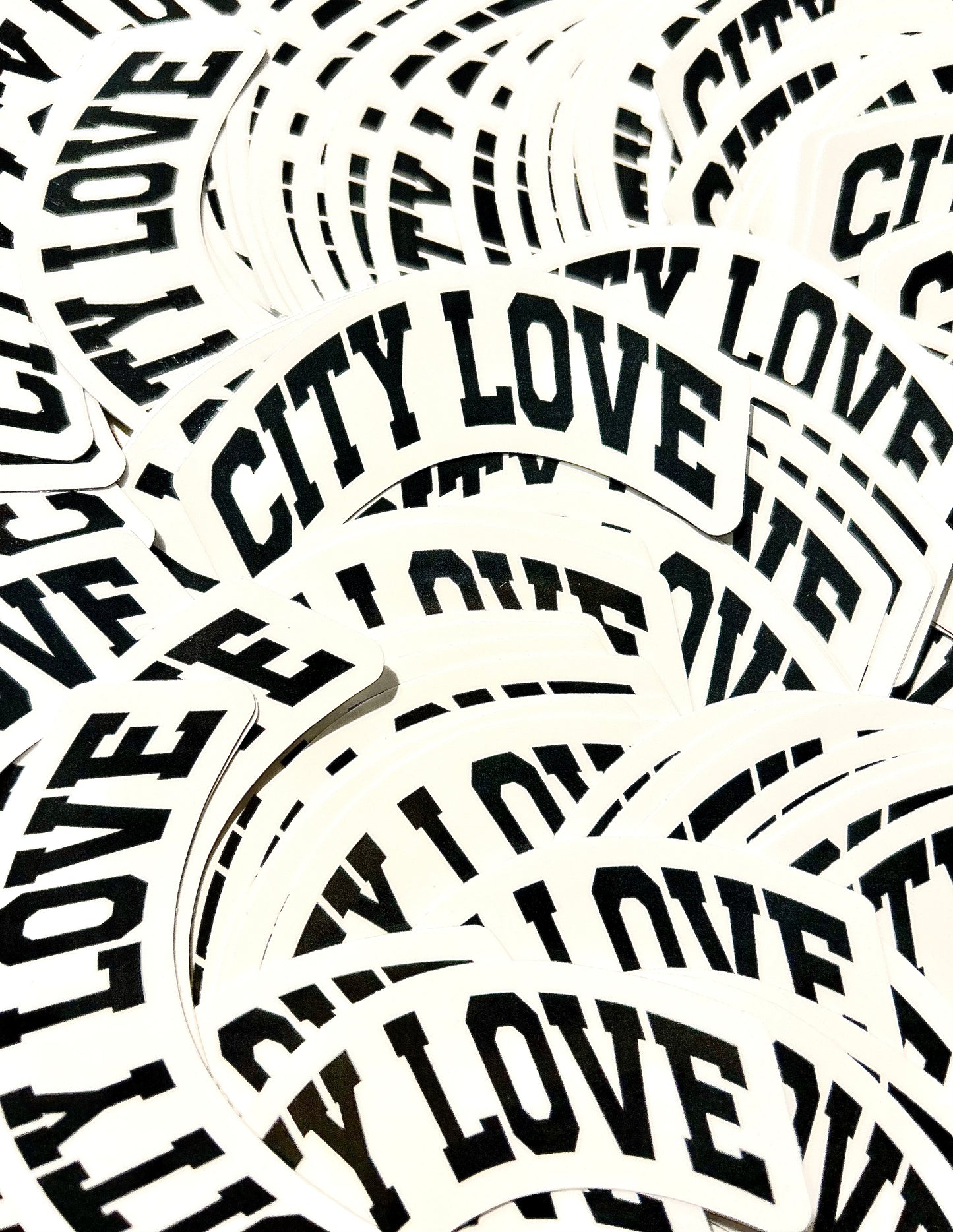 City Love Brand Stickers